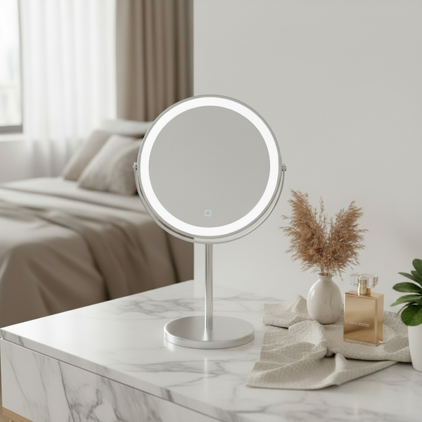Glow Ritual Stand LED Mirror - Lifestyle
